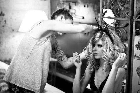 KISSKILL W13 campaign photoshoot - behind the scenes | KISSKILL Online Designer Lingerie