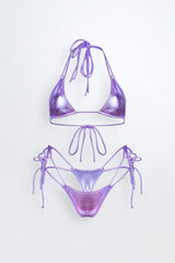 Bikini Set Micro Metallic Purple