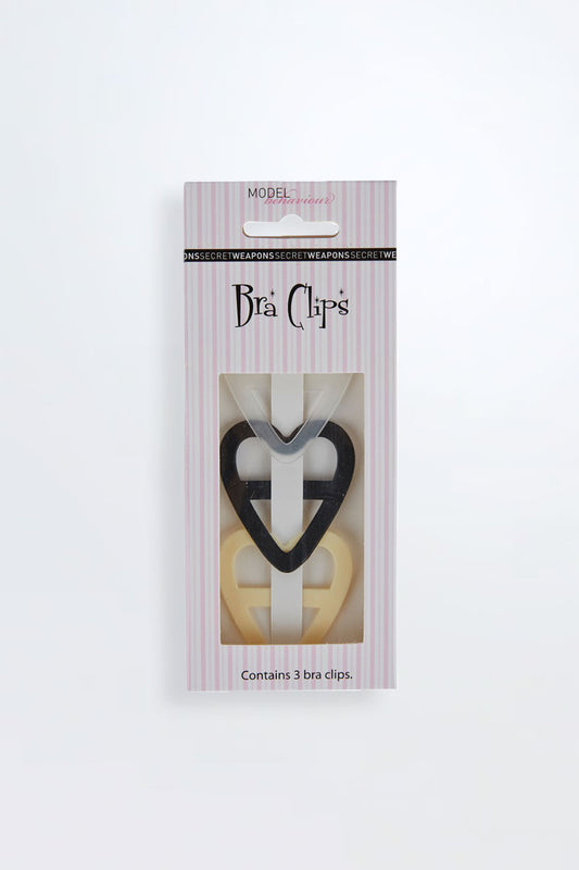 Bra Clips Heart 3 pack