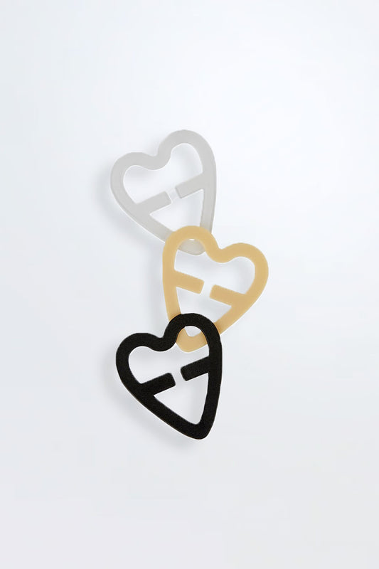 Bra Clips Heart 3 pack