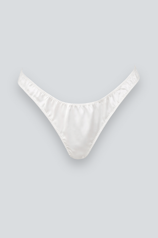 Twyla Silk G-String White