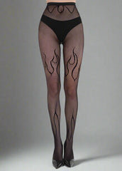 Pantyhose Flame Black