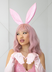 Bunny Ears Satin Pink