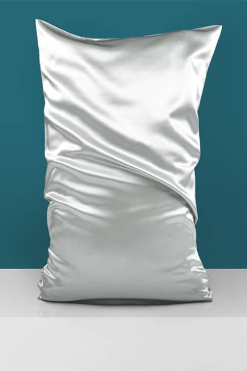 Silk Pillowcase Silver