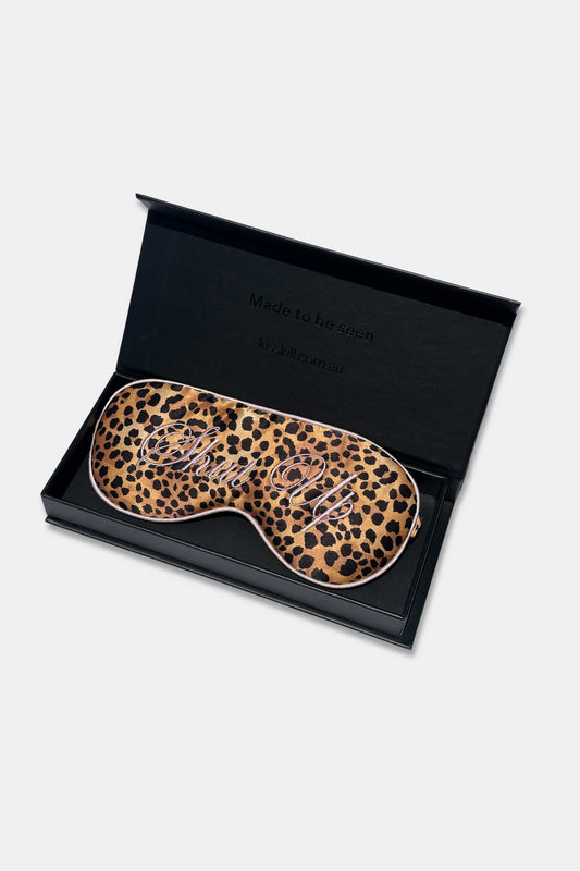 Shut Up Eye Mask Leopard