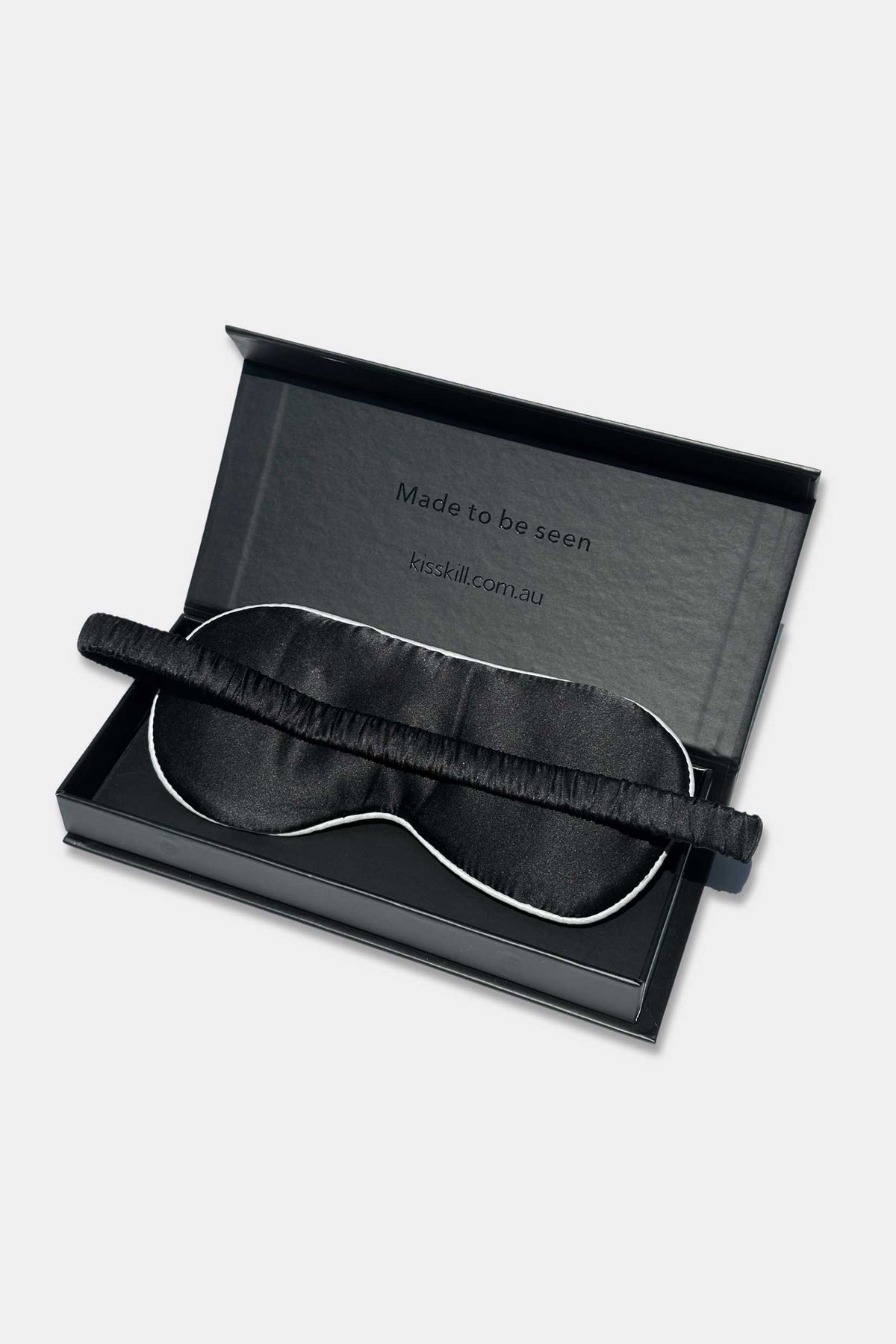 Silk Eye Mask Black | Archive Sample
