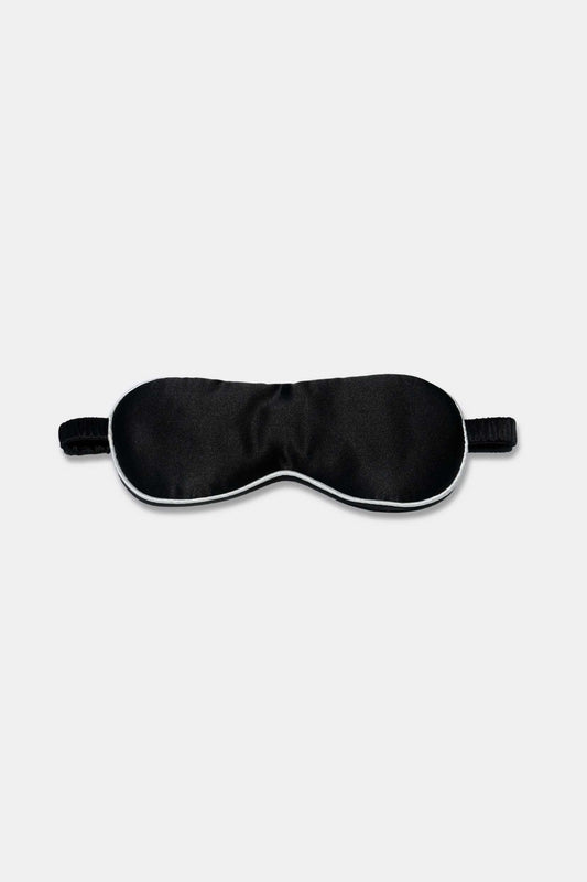 Silk Eye Mask Black