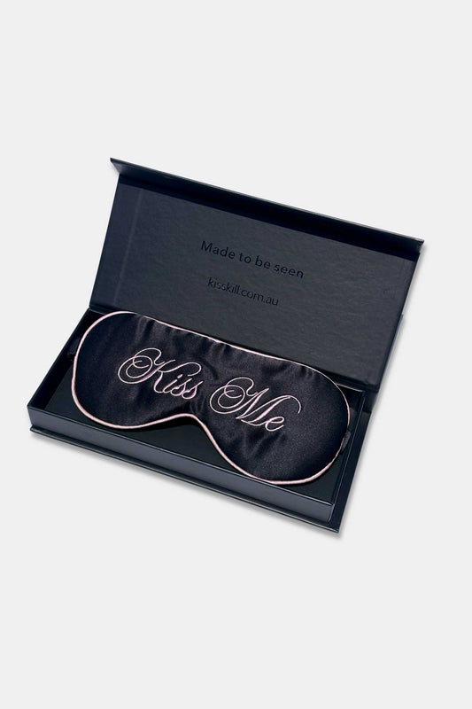 Kiss Me Eye Mask Black