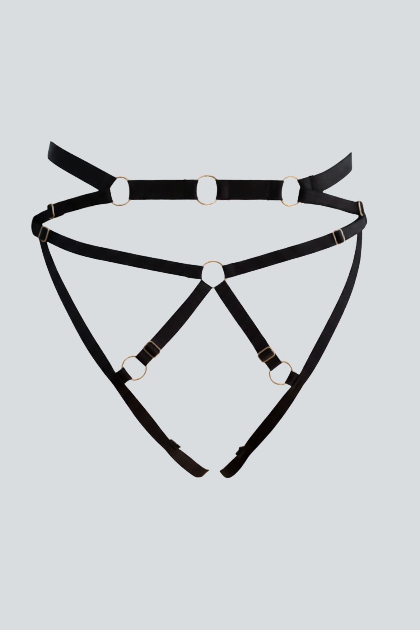 Addict Strappy Open  Knicker | Sample Secondary image