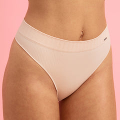 Ivy Seamfree High Waist G-string Taupe