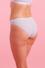 Lily Cotton Bikini Knicker Grey