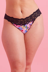 Chloe Microfibre Bikini Knicker Floral