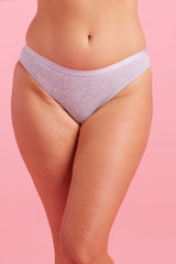 Lily Cotton Bikini Knicker Grey