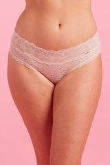 Bella Lace Boyleg Knicker Taupe