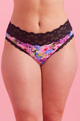 Chloe Microfibre Boyleg Knicker Floral