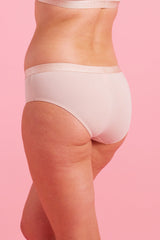 Lily Cotton Boyleg Knicker Taupe