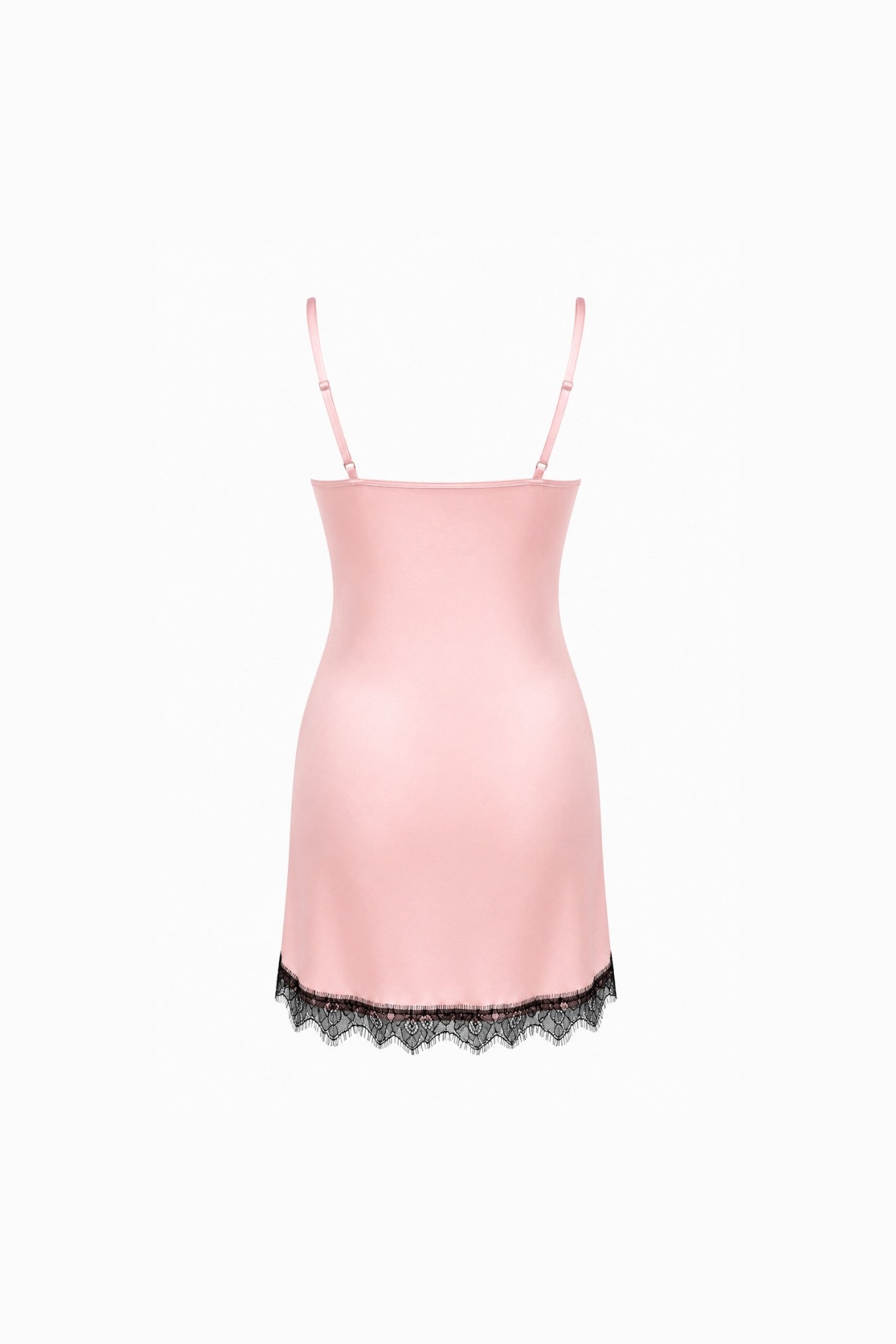 Baby Pink Silk Lace Slip Dress - Size S | Archive Sample Secondary image
