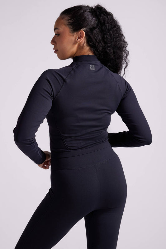 Athena Seamfree Long Sleeve Quarter Zip Top
