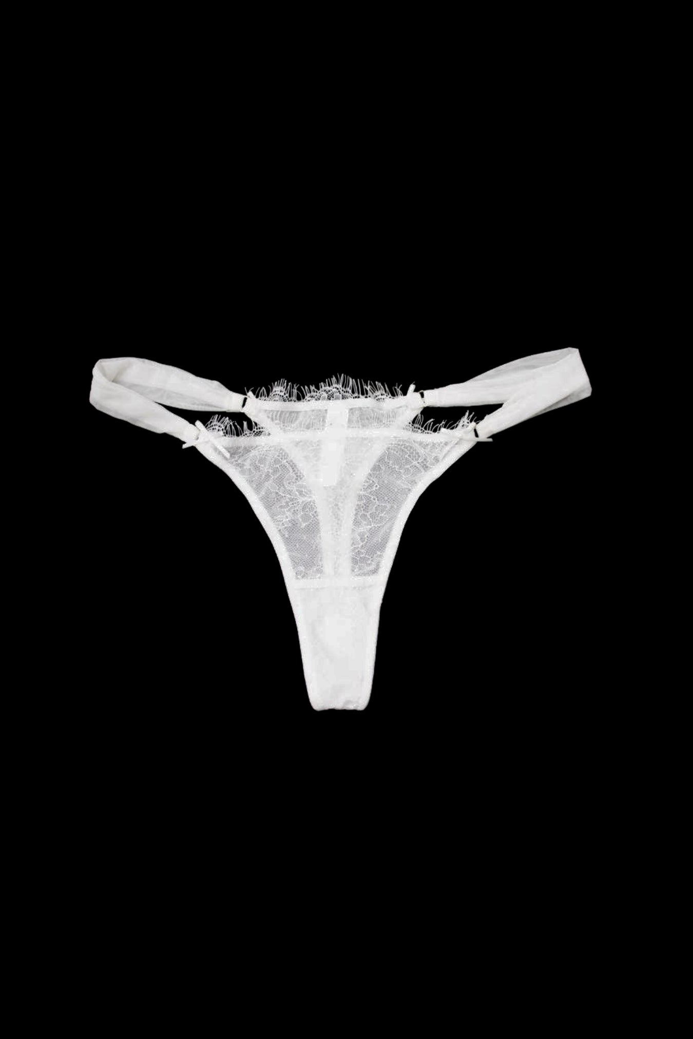 Brooke Lace Suspender Belt &  G-String – Size XS/S | Archive Sample Secondary image