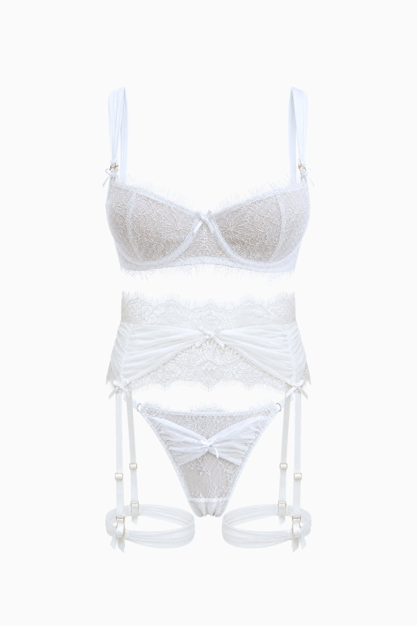 Brooke Lace 3 Piece Set – Size 8D/10C/12B, XS/S | Archive Sample Secondary image