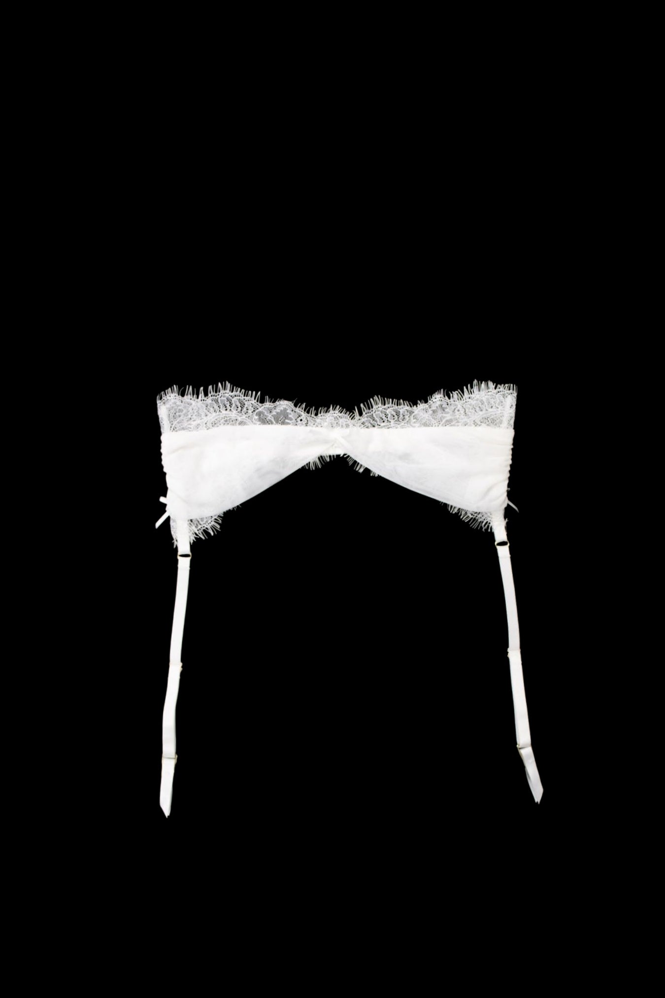 Brooke Lace Suspender White – Size XS/S | Archive Sample Main image