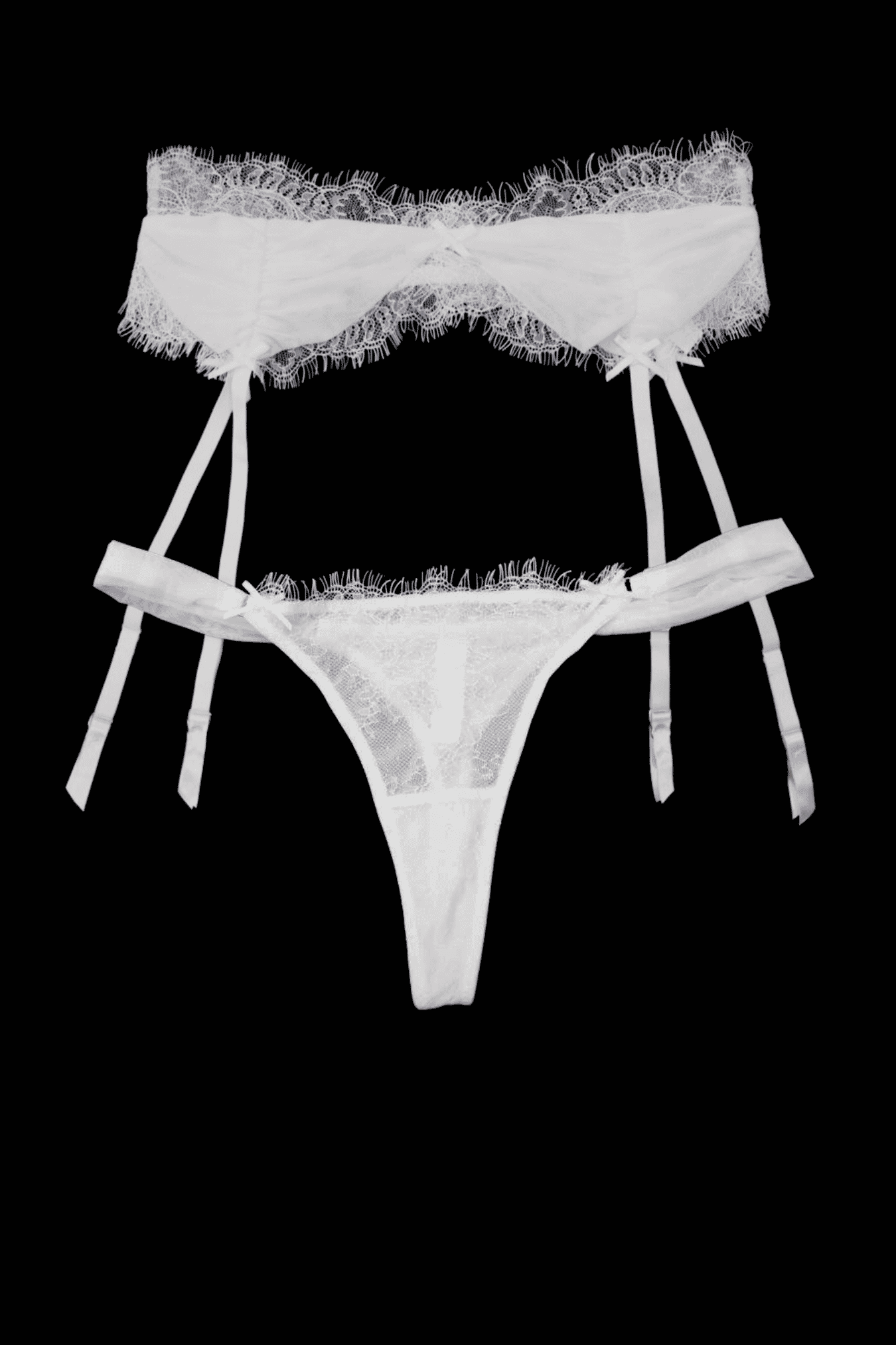 Brooke Lace Suspender Belt &  G-String – Size XS/S | Archive Sample