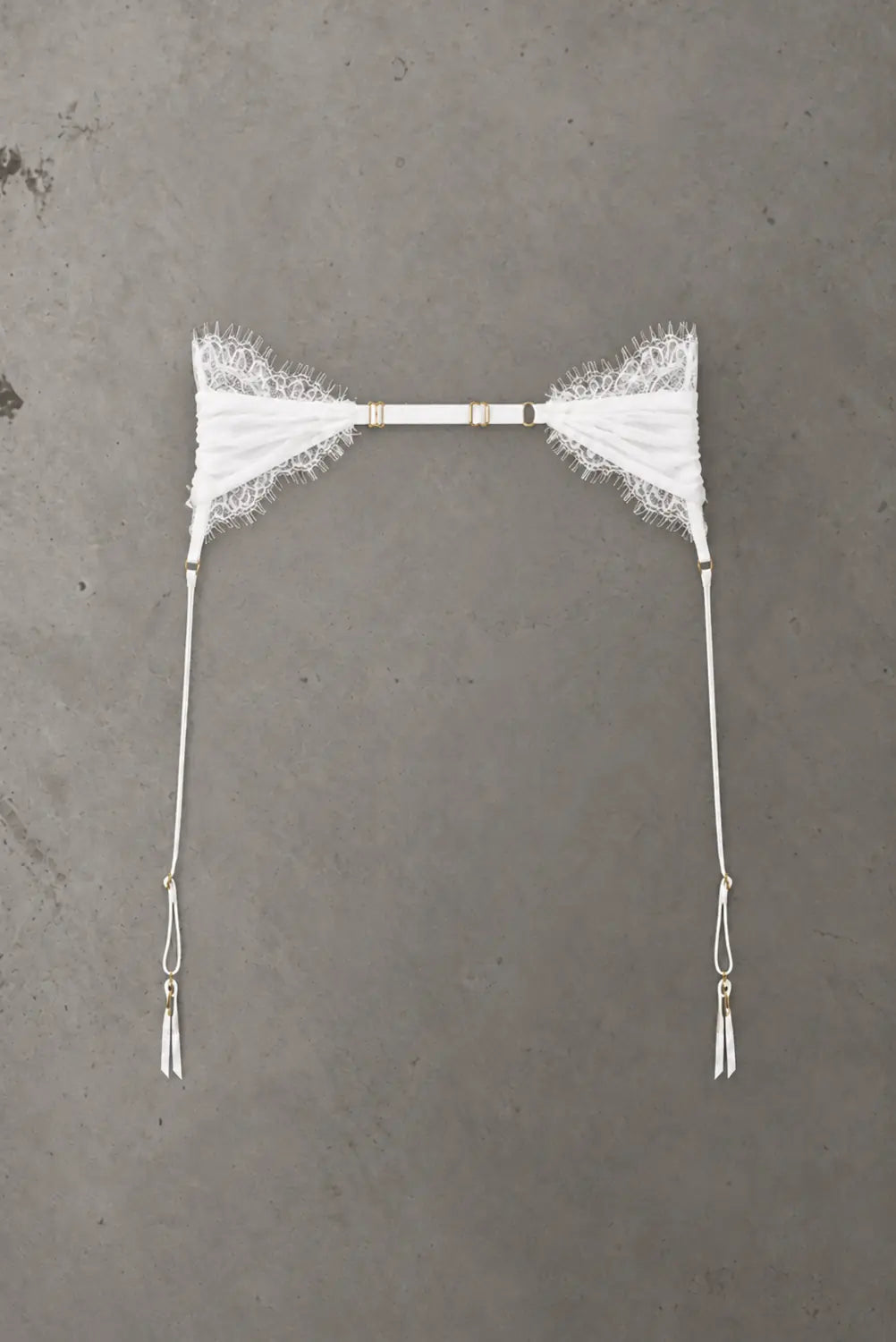 Brooke Lace Suspender White – Size XS/S | Archive Sample Secondary image