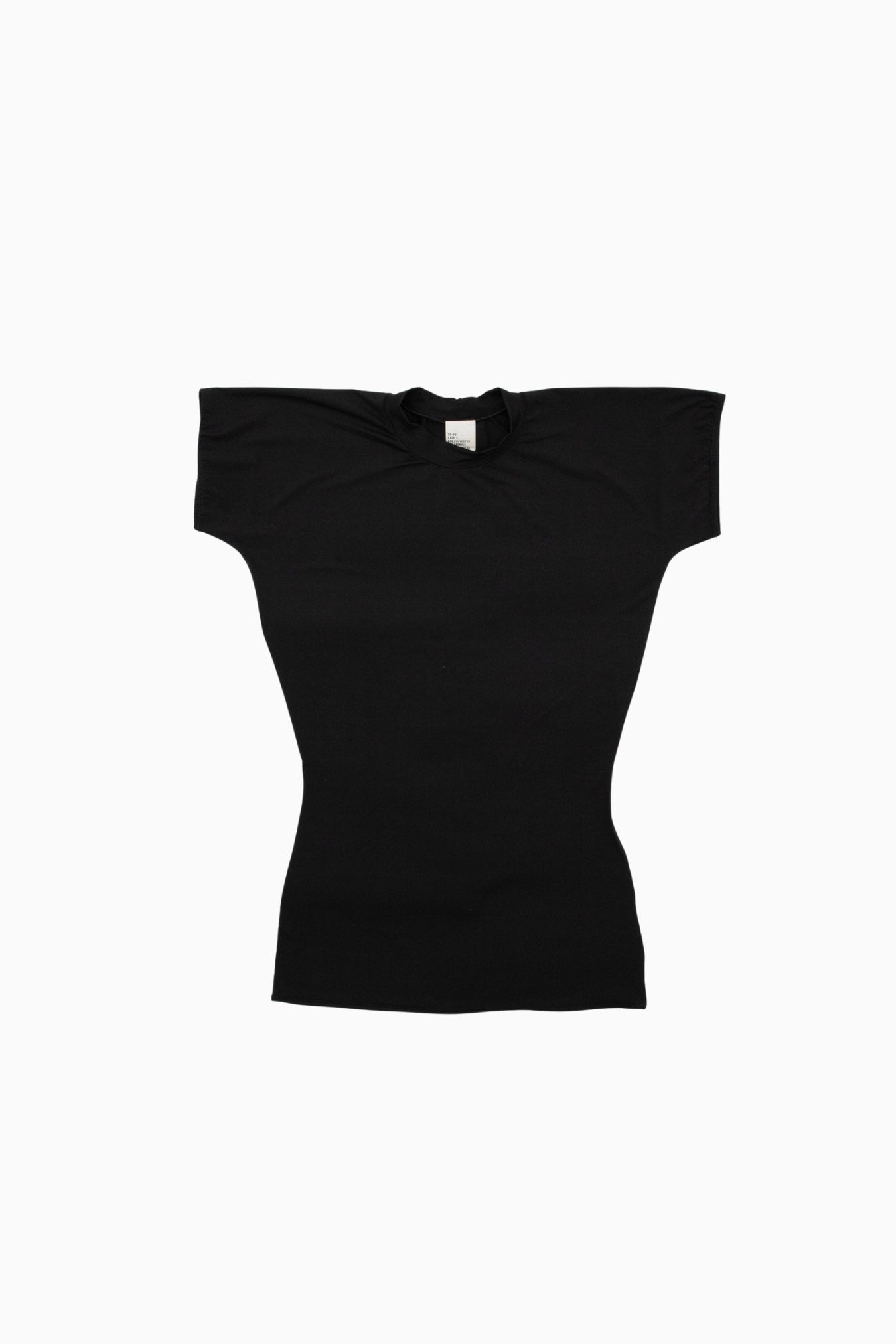 Cotton Spandex Fitted Baby Tee Black – Size XS/S | Archive Sample