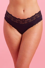 Chloe Microfibre Boyleg Knicker Black