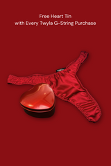 Twyla Silk G-String White