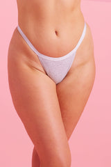 Lily Cotton G String Grey