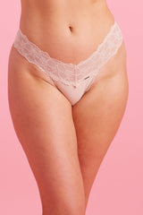 Chloe Microfibre G-String Taupe