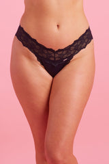 Chloe Microfibre G-String Black