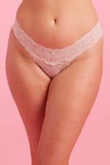 Bella Lace G String Taupe