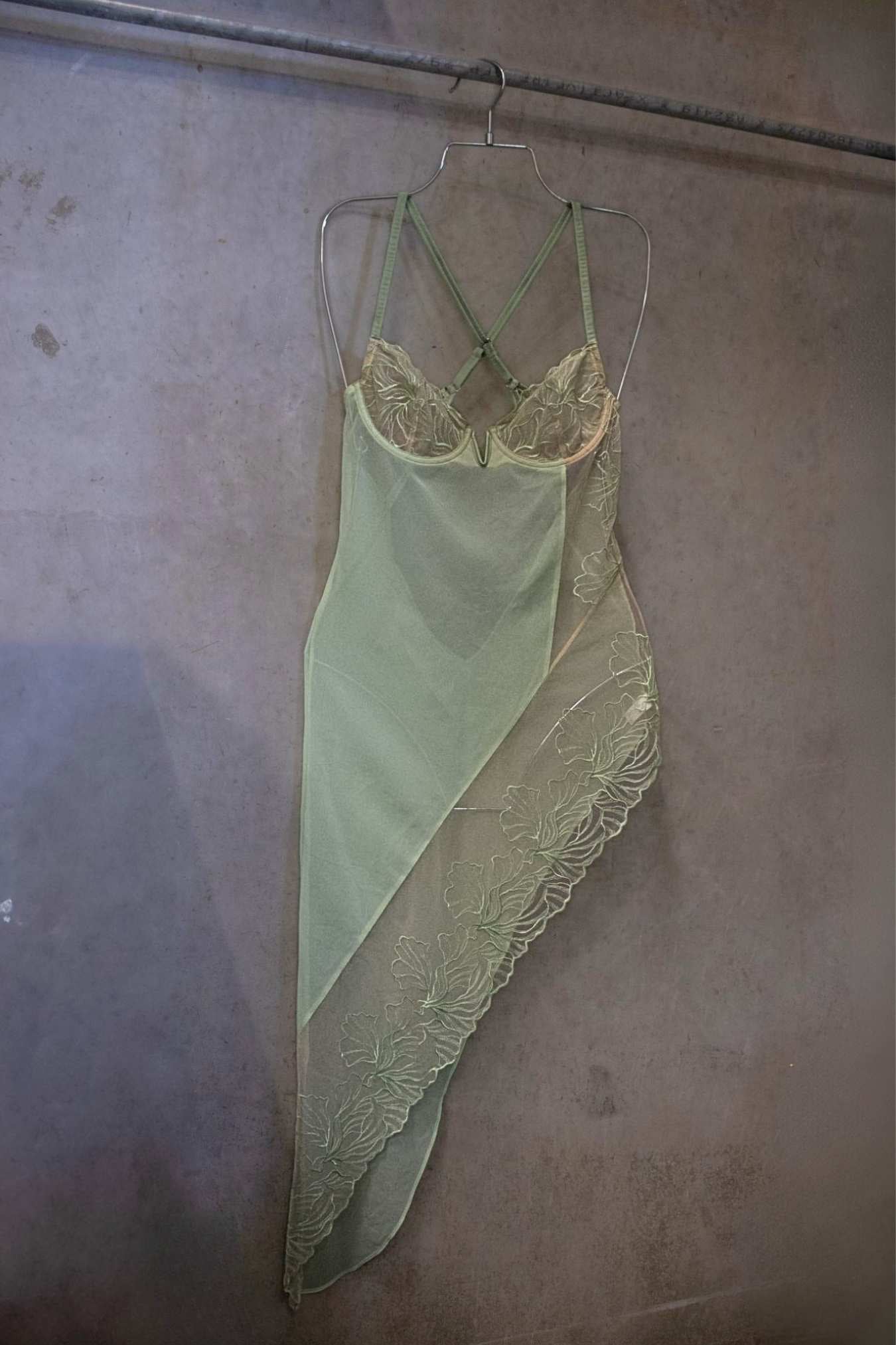 Gaia Silk Underwire Slip Dress – Size S | Archive Sample