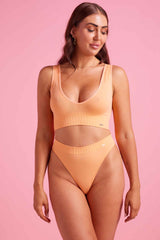 Ivy Seamfree High Waist G-string Tangerine