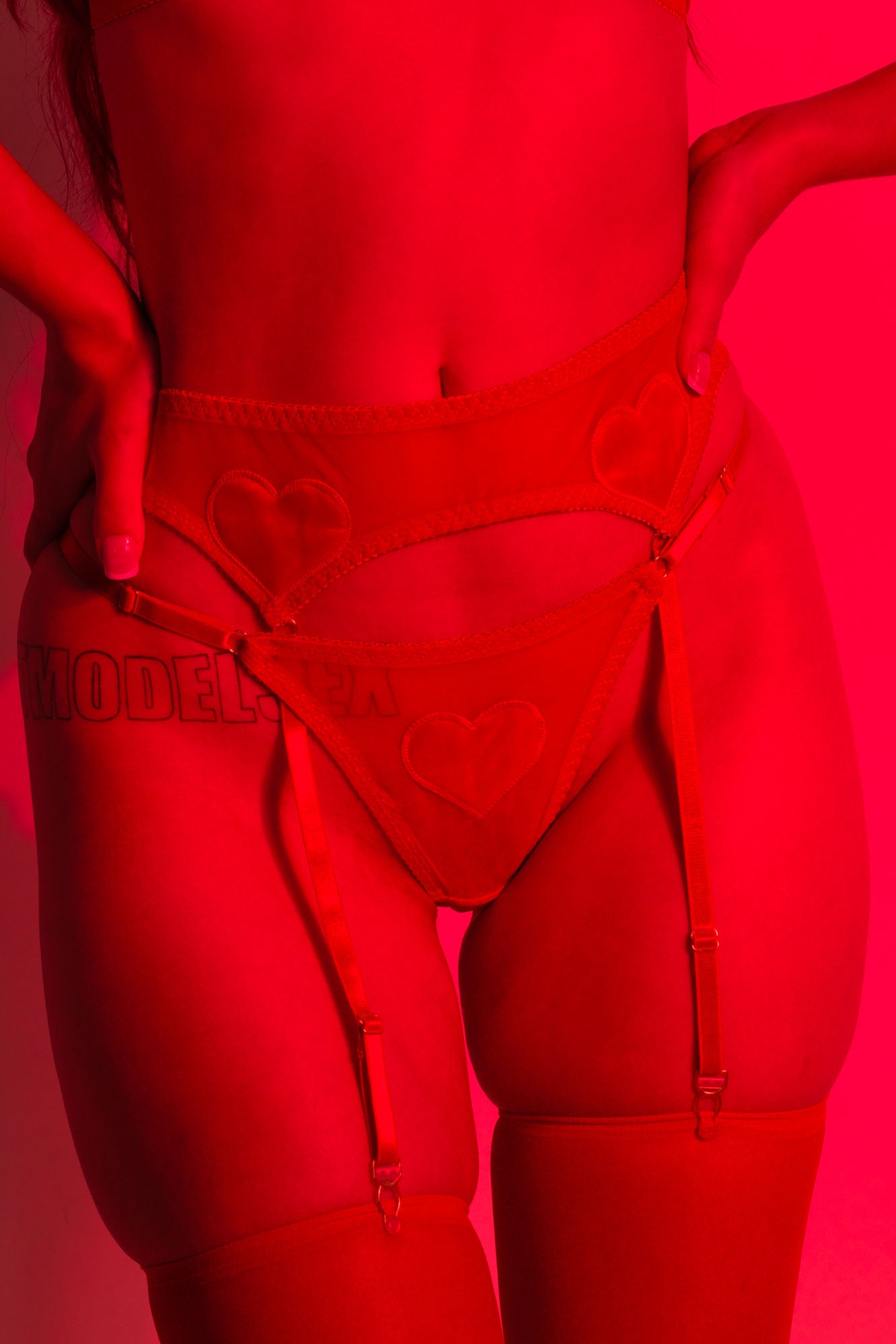 I Love Me G-String Red