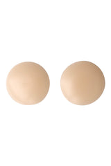 Nipple Pasties Maxi Cover D+ Cup Re-Usable Silicone Covers Beige Round