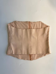 Bustier Satin Beige