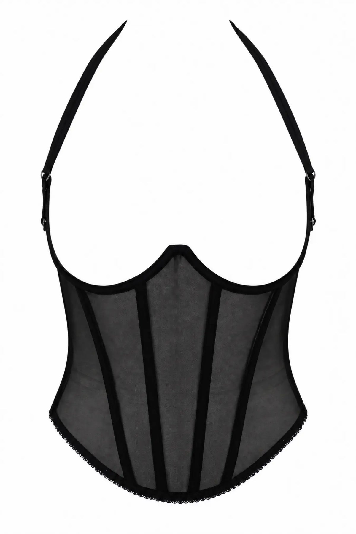 Irena Mesh Long Halter Open Corset – Size XS/S | Archive Sample Main image