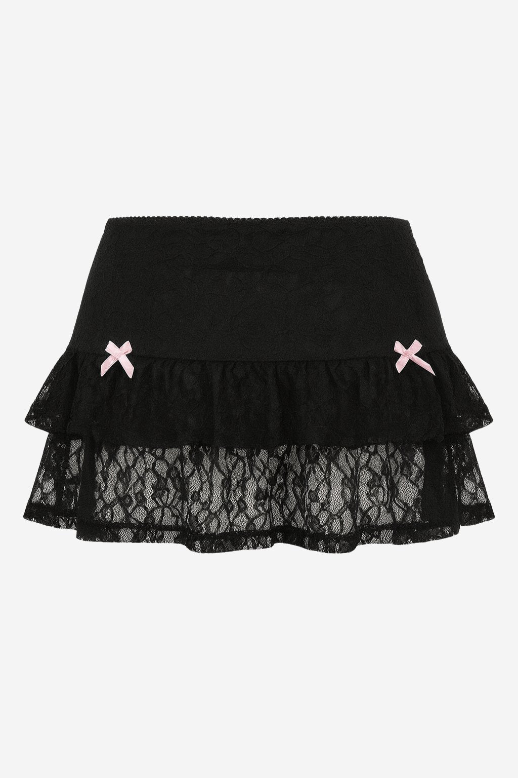 Jae Bunny Lace Skort Black