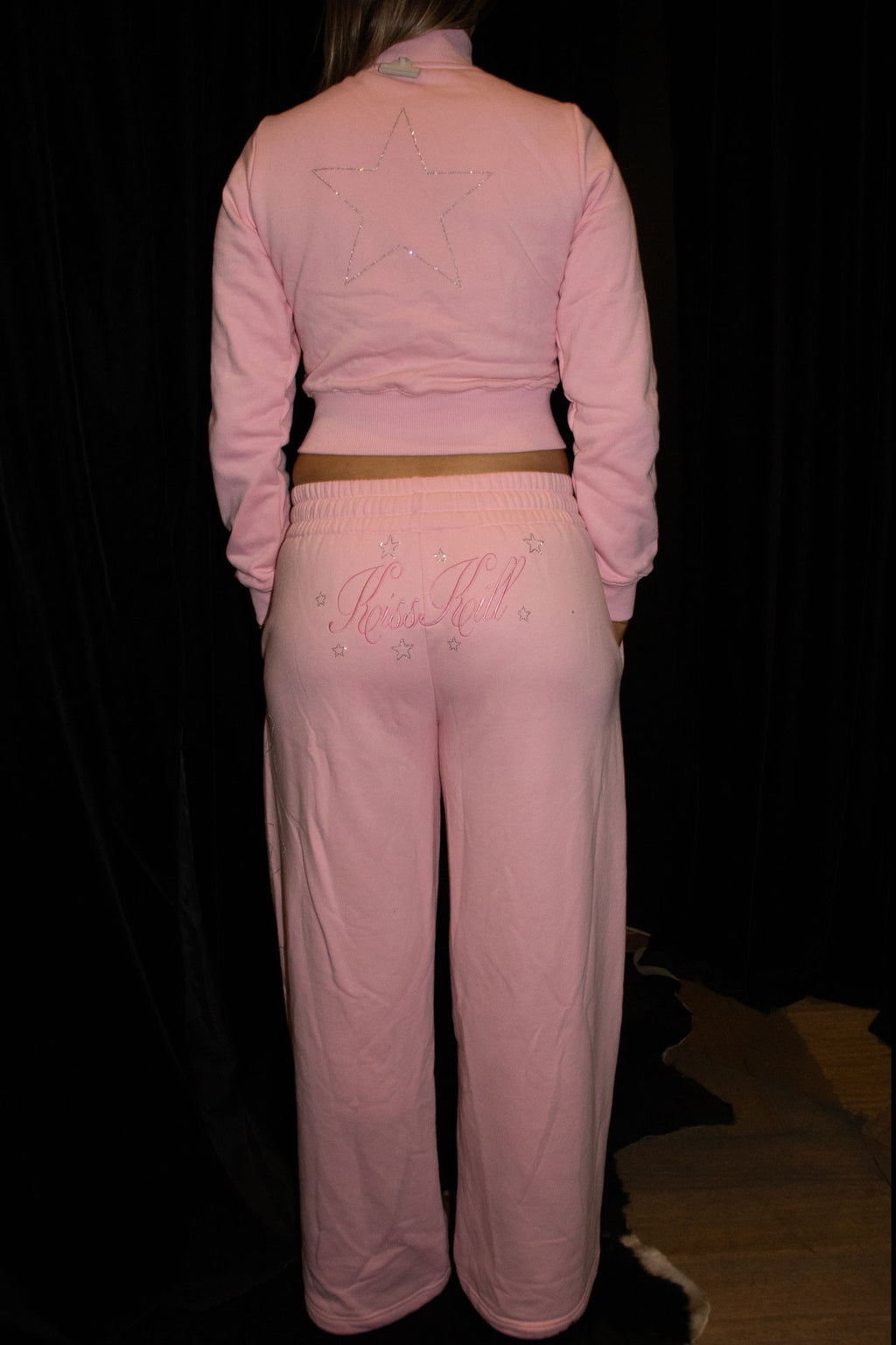KKXRD Pink Diamante Tracksuit Set | Sample