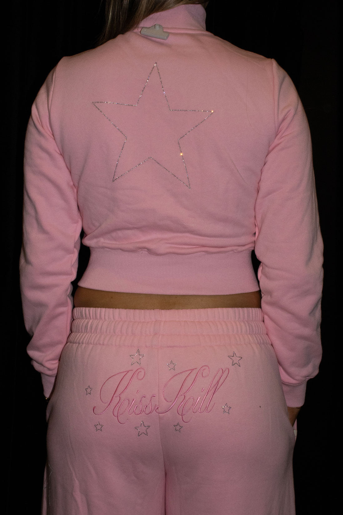KKXRD Pink Diamante Tracksuit Set | Sample