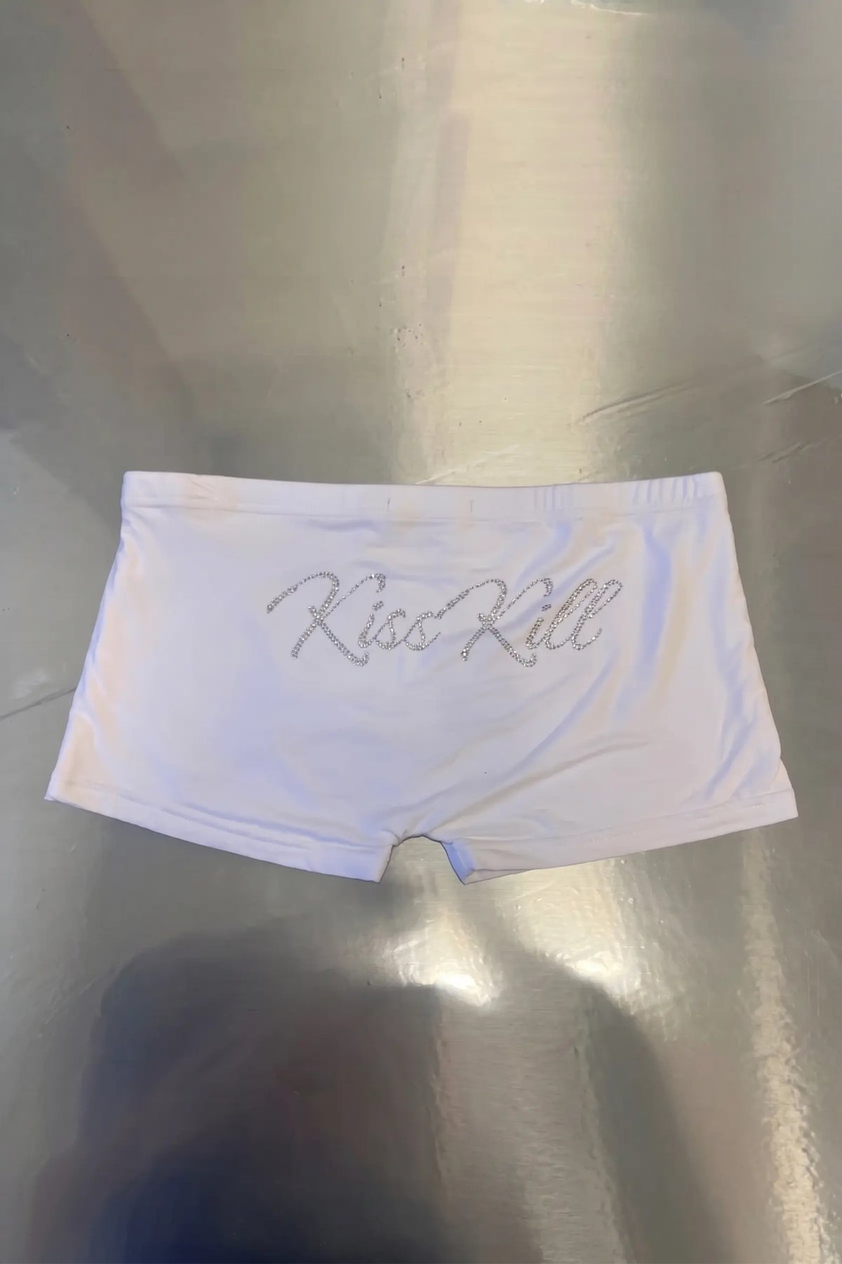 KissKill Diamante Short White– Size M | Archive Sample