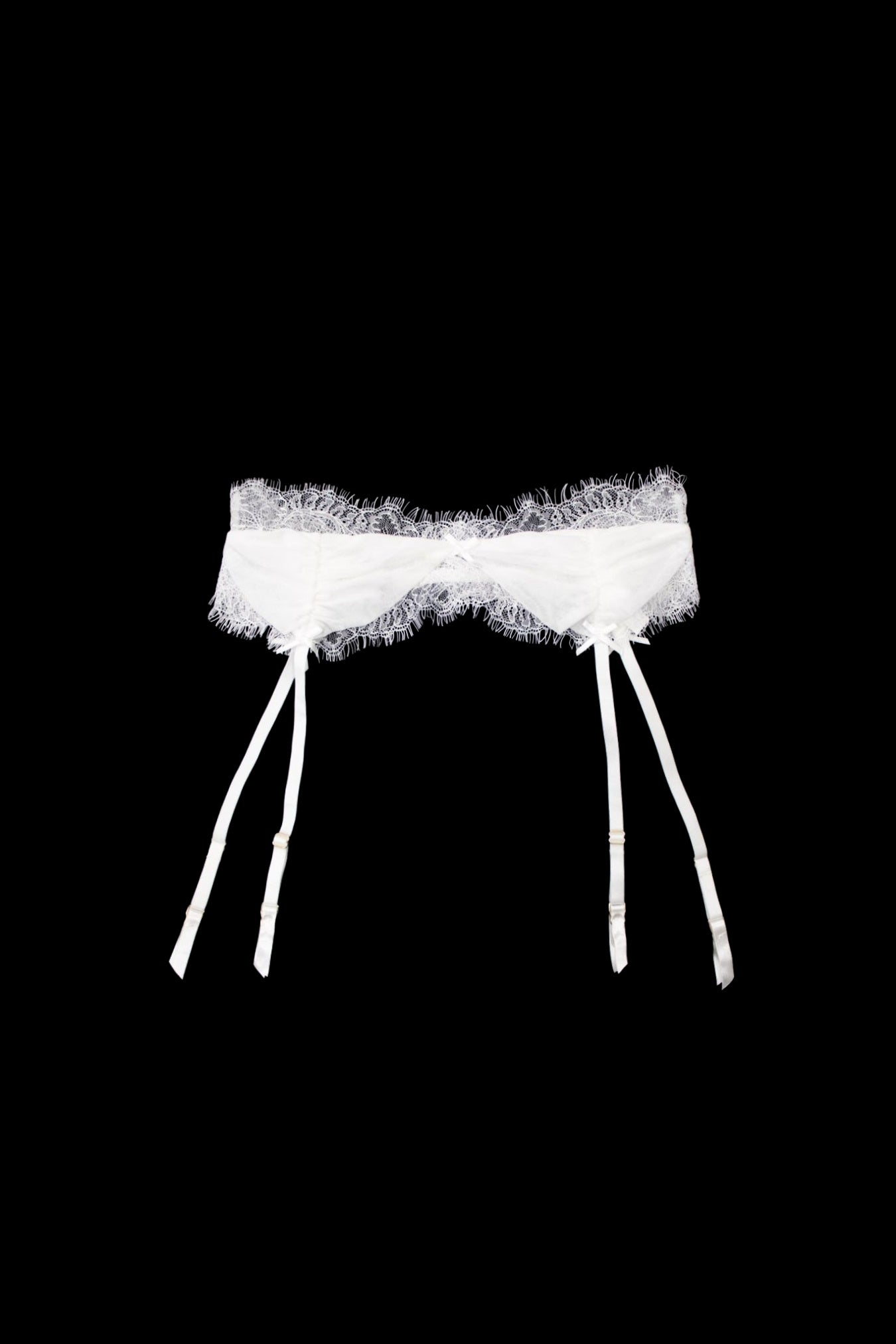 White Lace Suspender – Size XS/S | Archive Sample