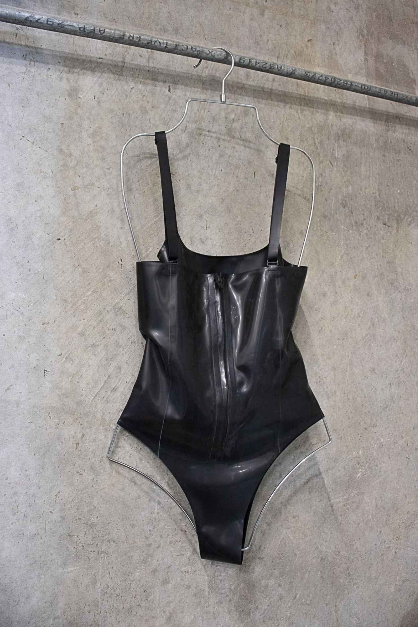 Latex G-String Bodysuit Black – Size S | Archive Sample Secondary image