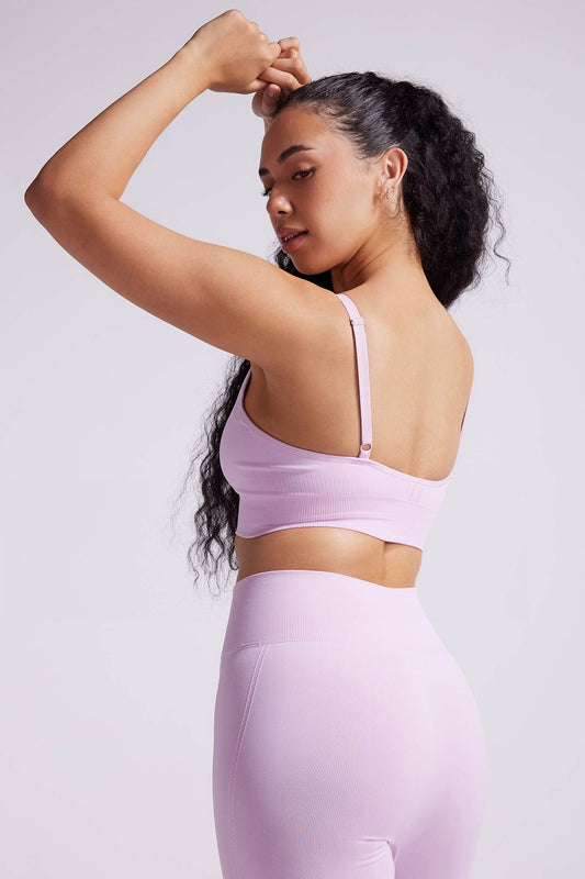 Athena Seamfree Crop Top Lilac