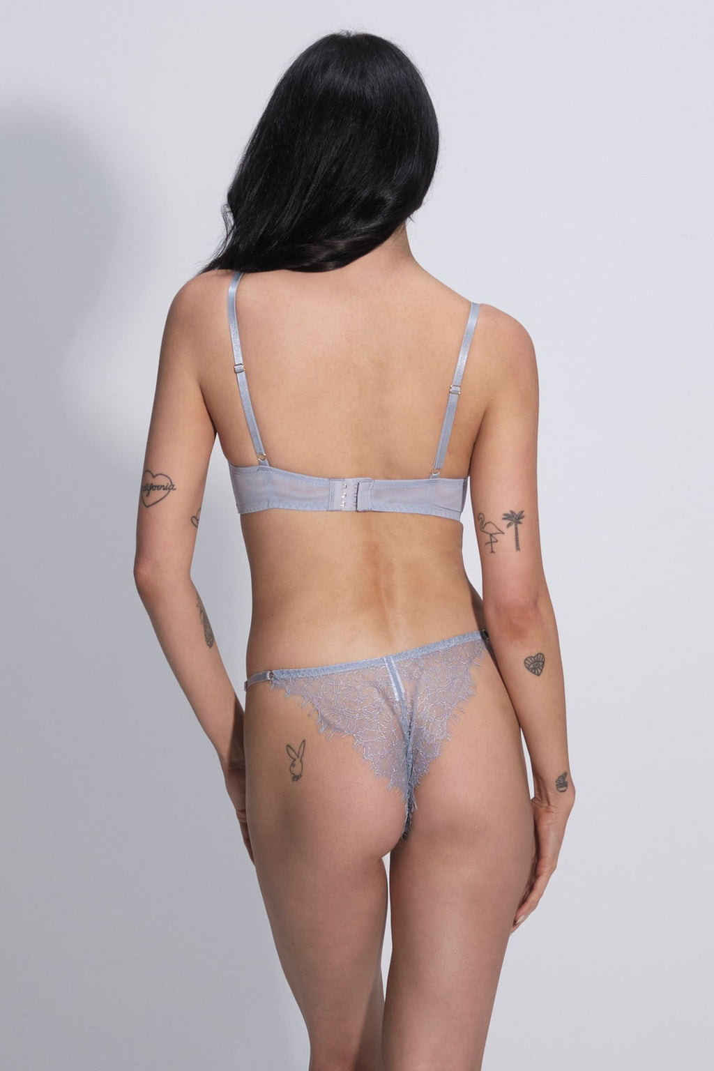 Maia Lace Knicker Powder Blue