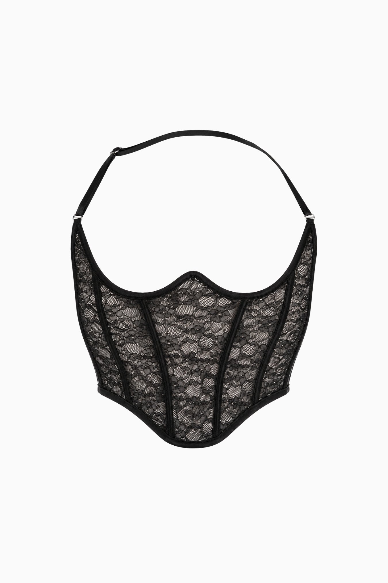 Olympia Open Lace Corset - Size S | Archive Sample Main image