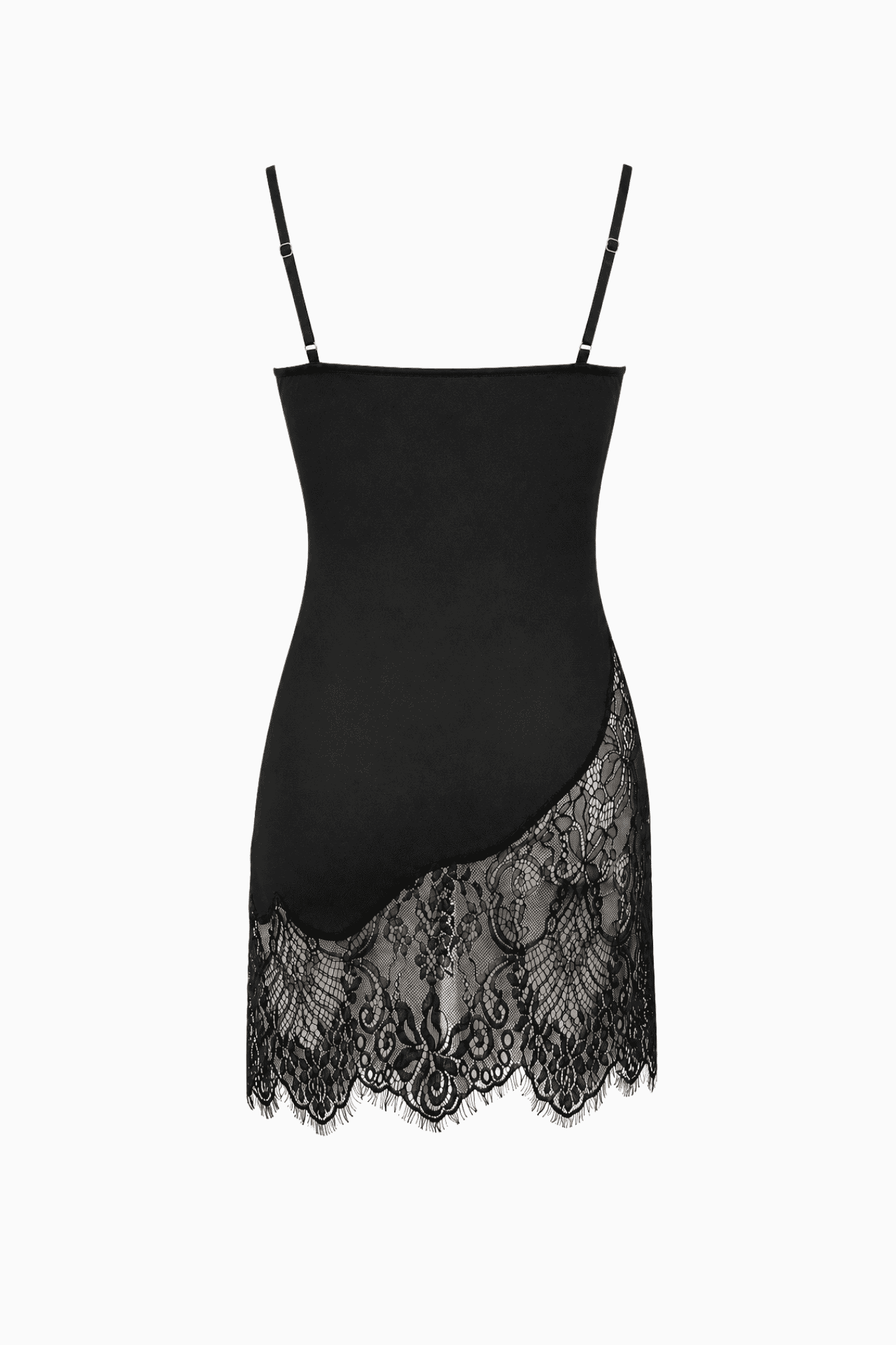 Rozalia Lace Slip Black | Archive Sample Secondary image
